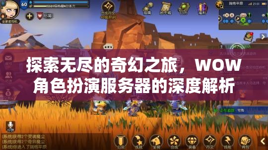 探索奇幻之旅，WOW角色扮演服務(wù)器的深度解析
