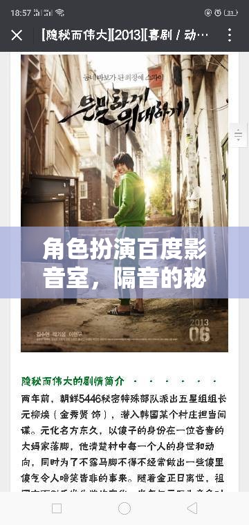 百度影音室，打造隔音的秘密花園，盡享角色扮演的沉浸式體驗(yàn)