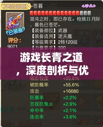 游戲長(zhǎng)青之道，深度剖析與優(yōu)化游戲支持策略
