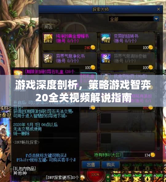 策略游戲智弈20全關(guān)攻略，深度解析與視頻解說指南  第2張