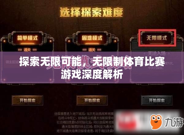 探索無(wú)限可能，無(wú)限制體育比賽游戲的深度解析