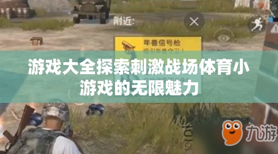 探索刺激戰(zhàn)場(chǎng)，體育小游戲的無限魅力  第1張