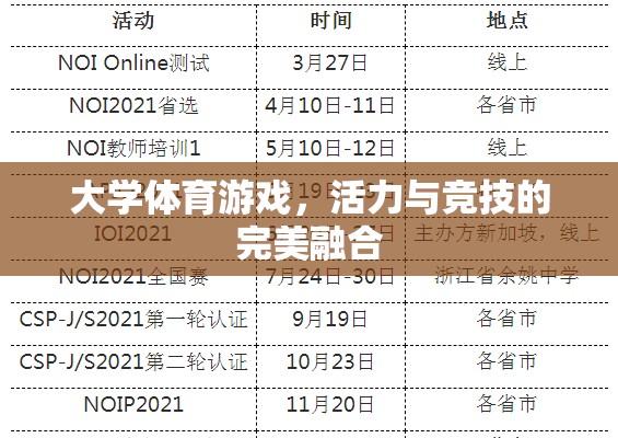 大學(xué)體育游戲，活力與競(jìng)技的激情碰撞