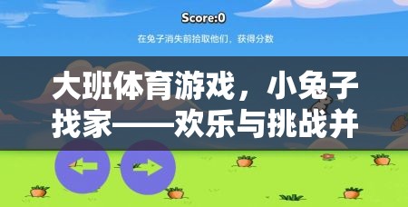 大班體育游戲，小兔子找家——?dú)g樂(lè)與挑戰(zhàn)并存的趣味之旅
