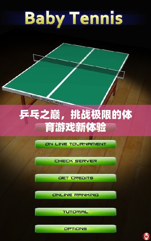 乒乓之巔，挑戰(zhàn)極限的體育游戲新體驗
