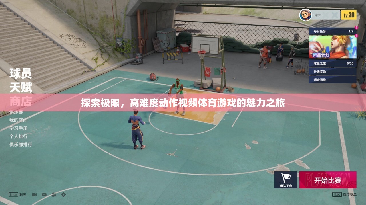 極限挑戰(zhàn)，高難度動作視頻體育游戲的魅力探索之旅