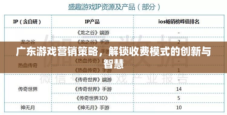 廣東游戲營(yíng)銷(xiāo)策略，解鎖收費(fèi)模式的創(chuàng)新與智慧