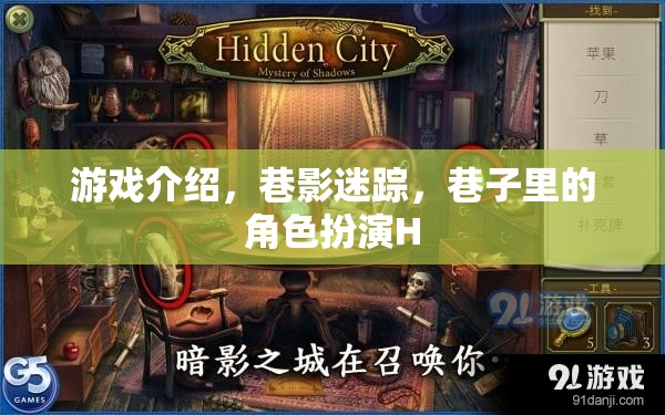 巷影迷蹤，巷子里的角色扮演H