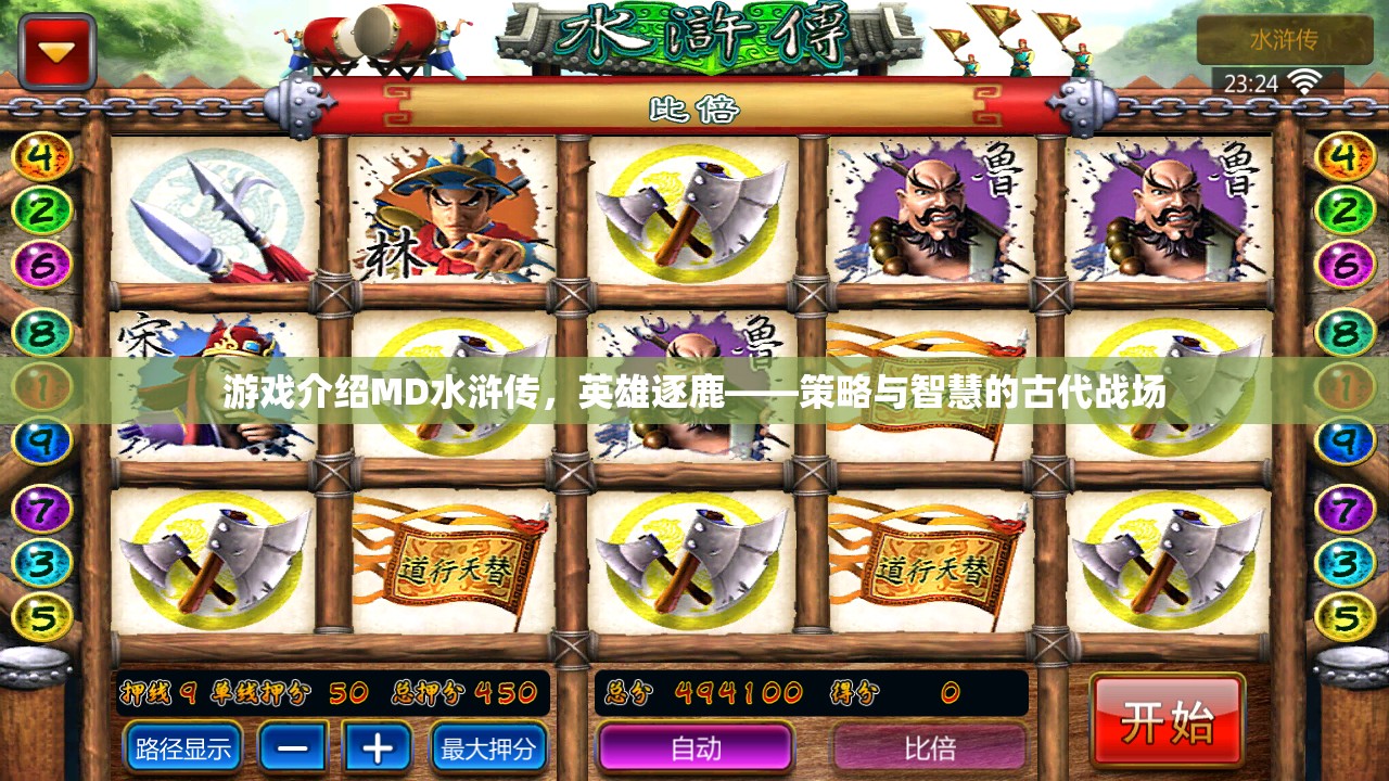 MD水滸傳，英雄逐鹿的古代戰(zhàn)場(chǎng)，策略與智慧的碰撞