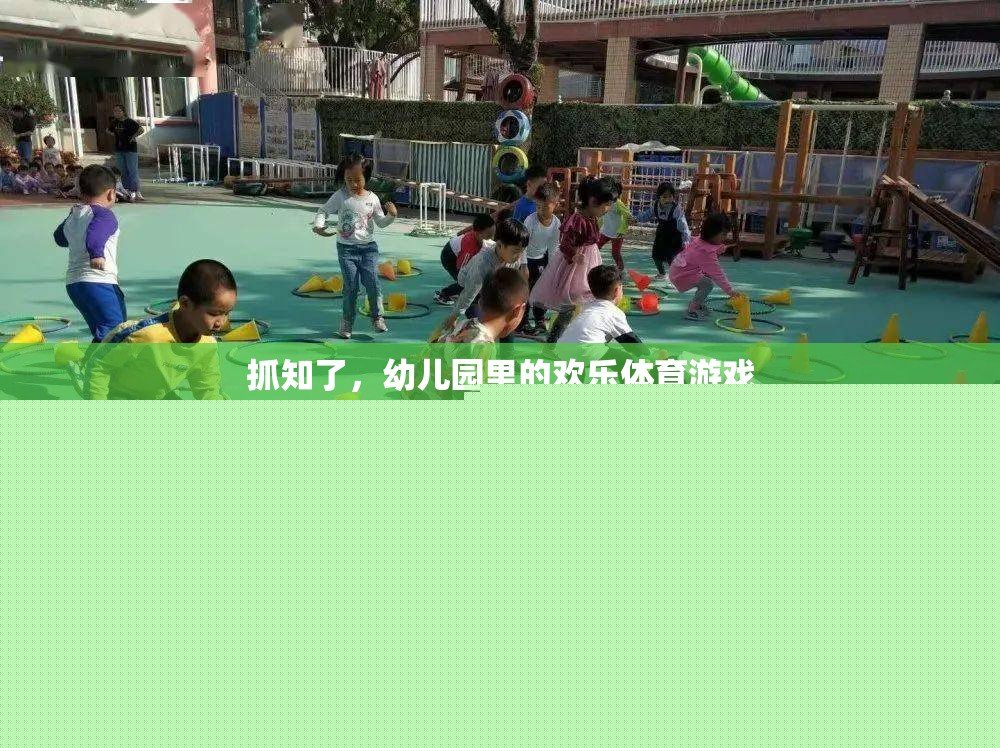 幼兒園里的歡樂體育，抓知了游戲