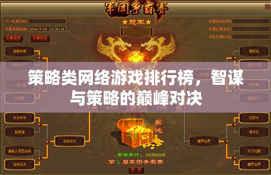 智謀與策略的巔峰對(duì)決，策略類網(wǎng)絡(luò)游戲排行榜  第3張