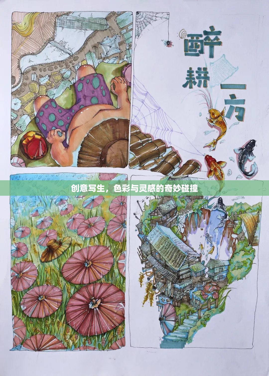 創(chuàng)意寫生，色彩與靈感的奇妙交響
