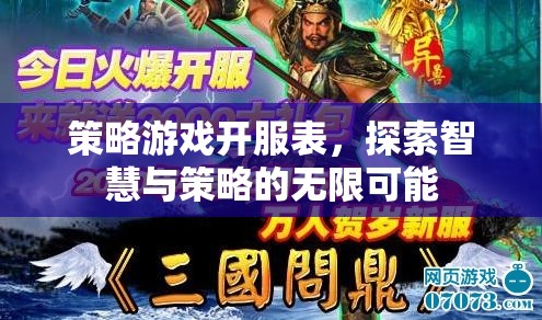 策略游戲開(kāi)服表，解鎖智慧與策略的無(wú)限可能  第3張