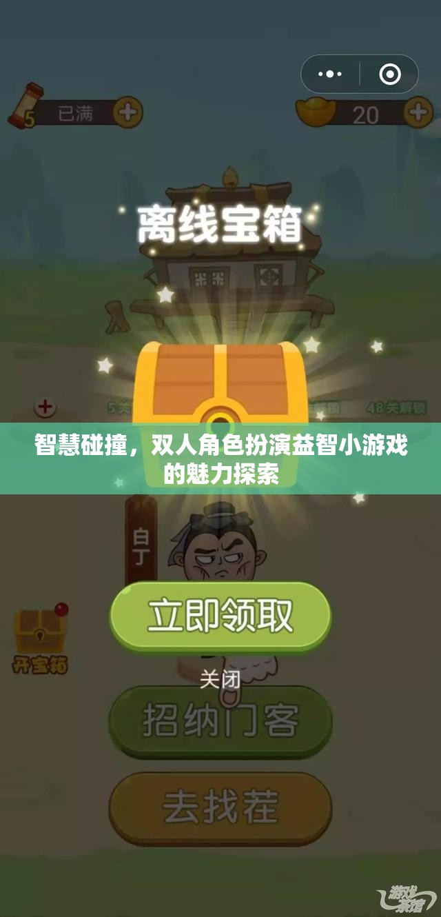 智慧碰撞，雙人角色扮演益智小游戲的魅力探索