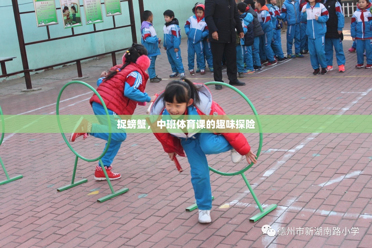 中班體育課，捉螃蟹的趣味探險