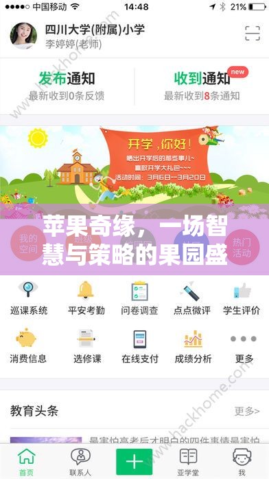 智慧果園的奇妙之旅，蘋果奇緣
