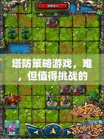 挑戰(zhàn)智慧之旅，塔防策略游戲的魅力