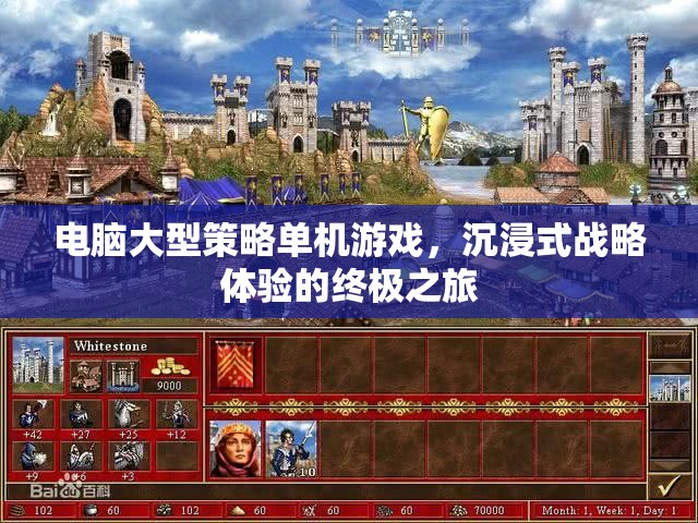 沉浸式戰(zhàn)略之旅，電腦大型策略單機的終極體驗