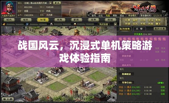 戰(zhàn)國(guó)風(fēng)云，沉浸式單機(jī)策略游戲攻略指南