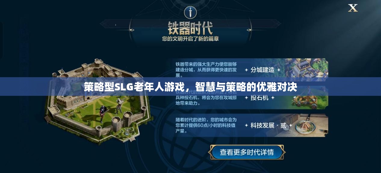 策略型SLG老年人游戲，智慧與策略的優(yōu)雅對決