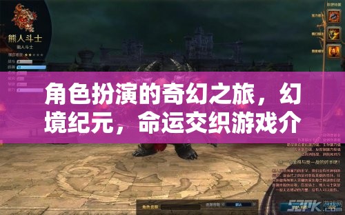 角色扮演的奇幻之旅，幻境紀(jì)元，命運(yùn)交織游戲介紹