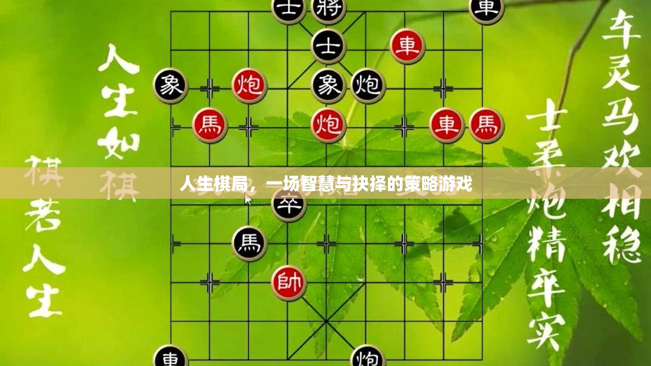 人生棋局，一場智慧與抉擇的策略游戲