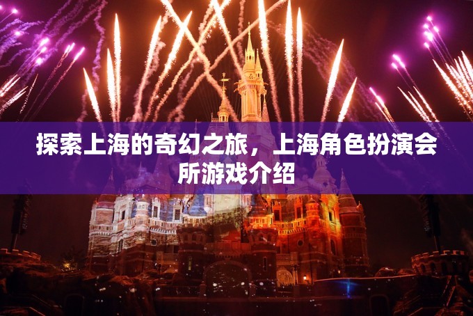 上海奇幻之旅，角色扮演會(huì)所的探索與冒險(xiǎn)