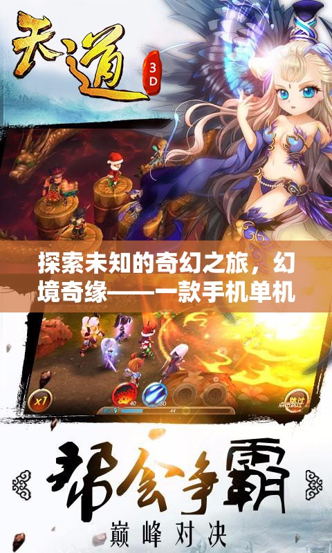 幻境奇緣，探索未知的奇幻之旅——手機(jī)單機(jī)角色扮演游戲深度解析