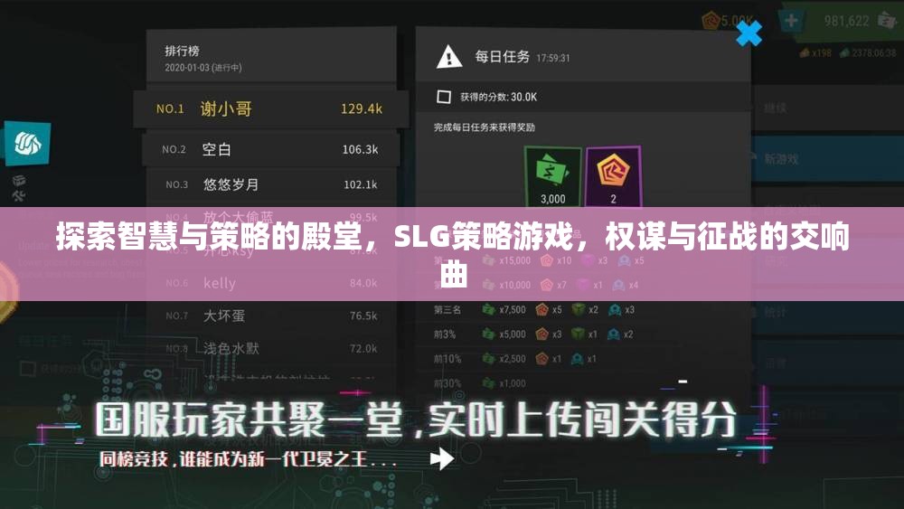 智慧與策略的交響，探索SLG策略游戲的權(quán)謀征戰(zhàn)