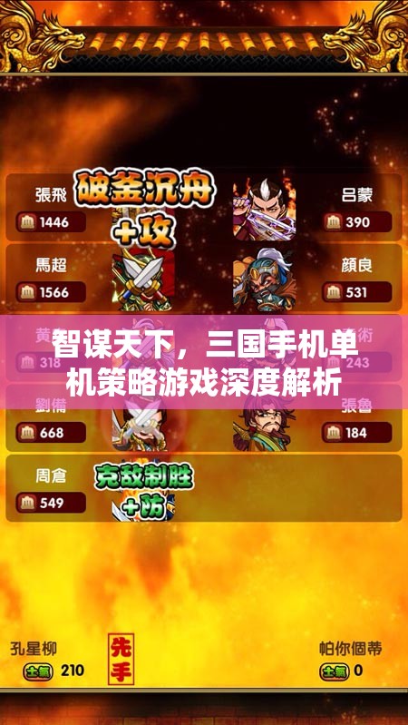 智謀天下，深度解析三國手機單機策略游戲的策略與魅力  第2張