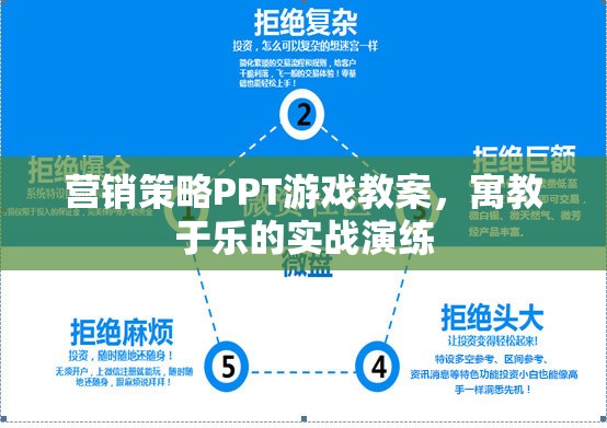 營銷策略PPT游戲教案，寓教于樂的實戰(zhàn)演練