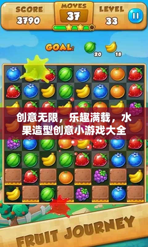 創(chuàng)意無限，樂趣滿載，水果造型創(chuàng)意小游戲大全