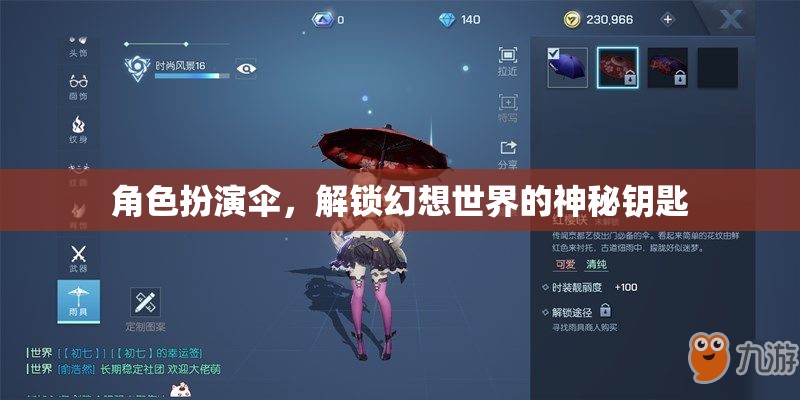 解鎖幻想世界的神秘鑰匙，角色扮演傘的奇幻之旅