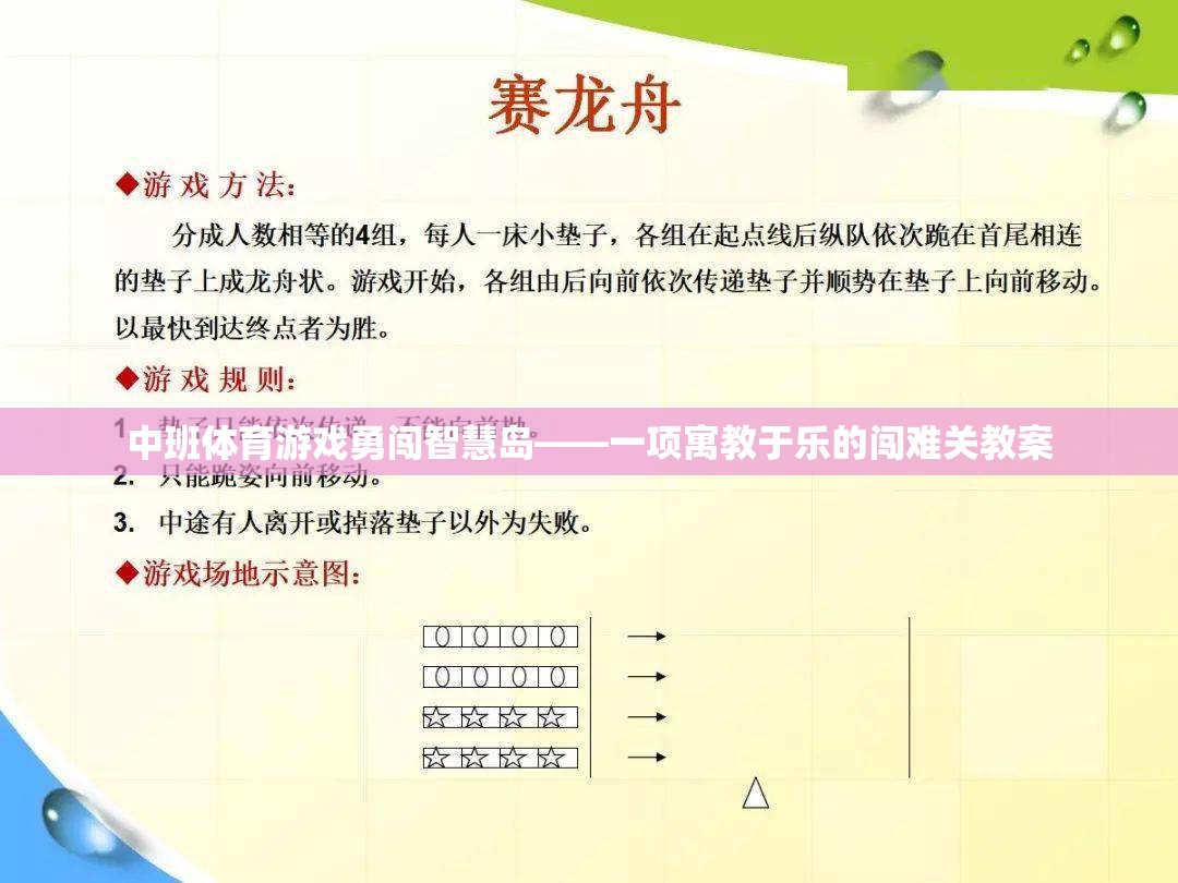 中班體育游戲，勇闖智慧島——寓教于樂的挑戰(zhàn)性學(xué)習(xí)體驗
