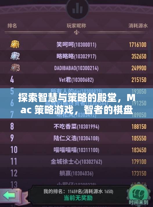 Mac 策略游戲，智者的棋盤，探索智慧與策略的殿堂
