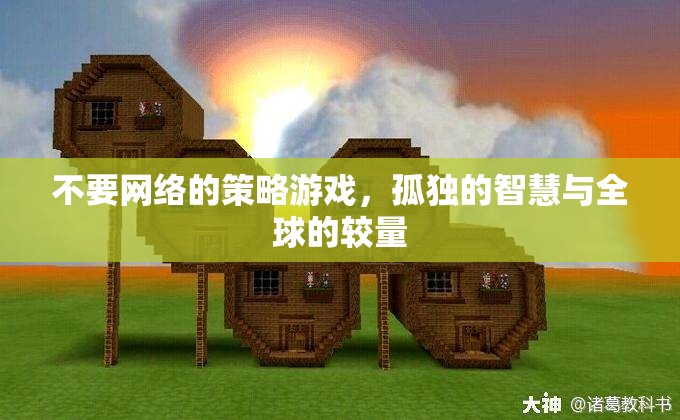 孤島智謀，無網(wǎng)絡(luò)策略游戲的全球較量