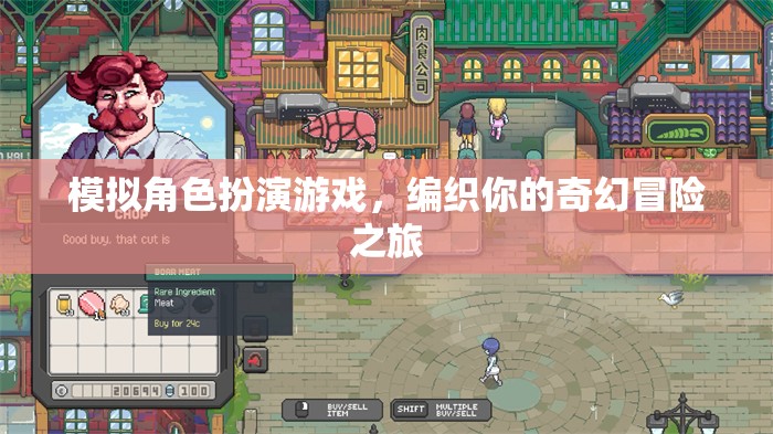 模擬角色扮演游戲，編織你的奇幻冒險之旅