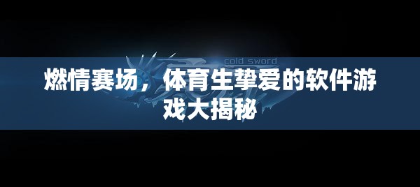 燃情賽場(chǎng)，體育生摯愛的軟件游戲全解析