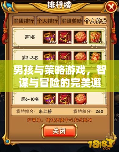 智謀與冒險(xiǎn)，男孩與策略游戲的完美邂逅
