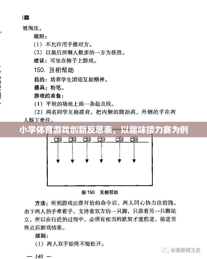 小學體育游戲創(chuàng)新反思，以趣味接力賽為案例的實踐與思考