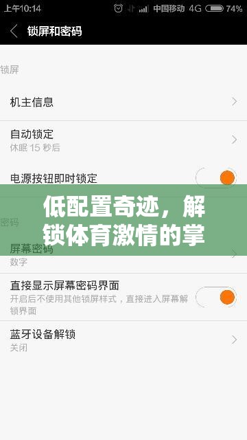低配奇跡，解鎖掌中寶的體育激情