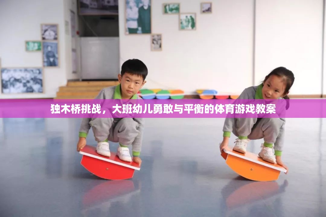 獨木橋挑戰(zhàn)，大班幼兒勇敢與平衡的體育游戲教案  第2張
