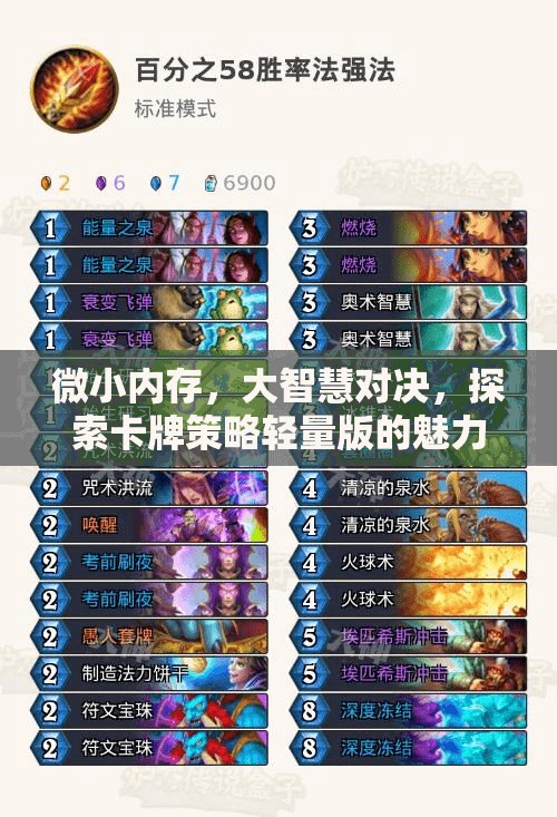 微小內(nèi)存，大智慧對決，探索卡牌策略輕量版的獨特魅力