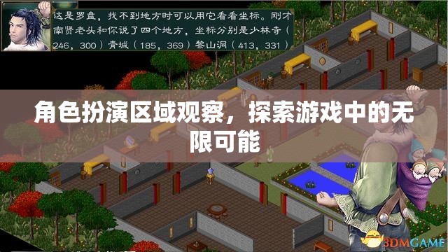 角色扮演區(qū)域觀察，解鎖游戲中的無限可能