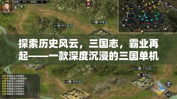 探索歷史風(fēng)云，三國志，霸業(yè)再起——一款深度沉浸的三國單機(jī)版策略游戲
