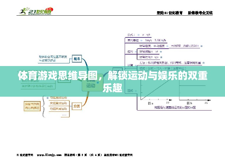 解鎖運動與娛樂的雙重樂趣，體育游戲思維導圖指南