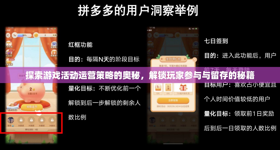 探索游戲活動運營策略，解鎖玩家參與與留存的秘籍  第2張