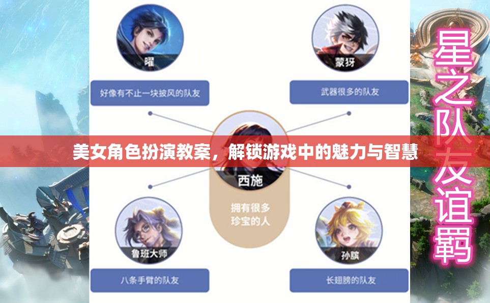 解鎖游戲中的魅力與智慧，美女角色扮演教案
