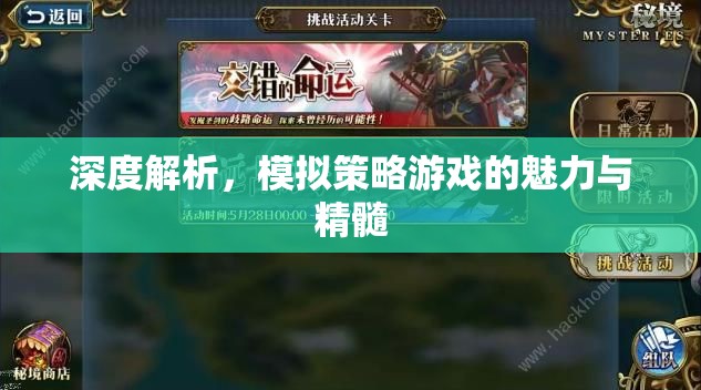深度探索，模擬策略游戲的魅力與精髓