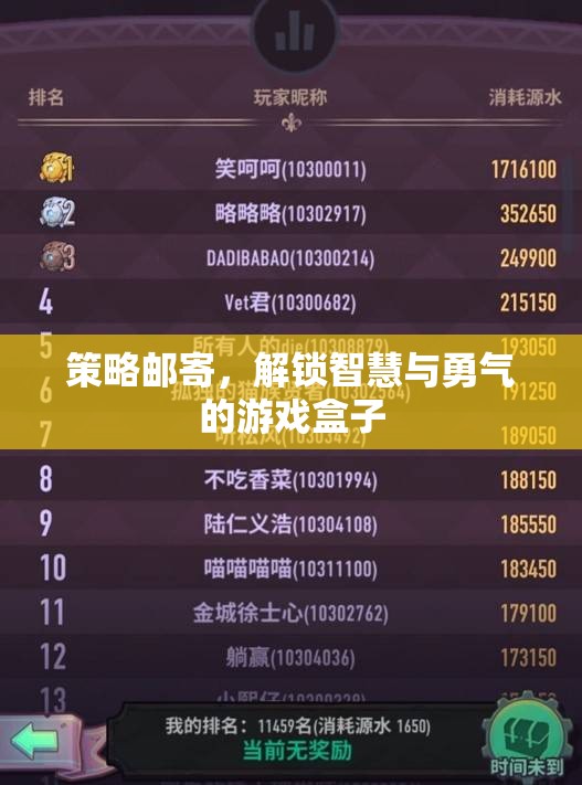 解鎖智慧與勇氣的游戲盒子，策略郵寄的魅力